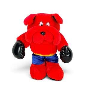 Vintage Great American Toy Co Inc Red Bulldog Boxer Plush with Boxing Gloves